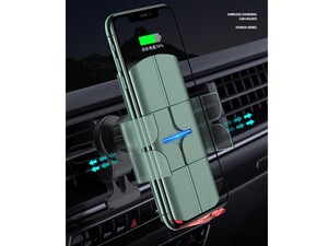 پایه نگهدارنده هوشمند و شارژر وایرلس یوسامز Usams US-CD133 Wireless Charging Car Holder