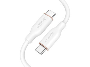 کابل شارژ تایپ سی به تایپ سی 100 وات 90 سانتی‌متری انکر Anker PowerLine III Flow USB-C to USB-C Cable A8552H11