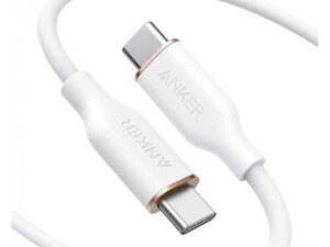 کابل سوپر فست شارژ تایپ سی به تایپ سی 100 وات 90 سانتی‌متری انکر Anker PowerLine III Flow USB-C to USB-C Cable A8552H11