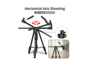 قیمت سه پایه و منوپاد با قابلیت فیلم برداری عمودی 360 درجه جی ماری Jmary Kp-2274 Professional Tripod