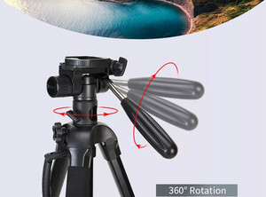 قیمت سه پایه و منوپاد با قابلیت فیلم برداری عمودی 360 درجه جی ماری Jmary Kp-2274 Professional Tripod