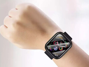 خرید بهترین قاب و گلس اپل واچ 40 میلی‌متری سری 4،5،6 و اس ای راک Rock Integrated Protective Case And Film Apple Watch 40mm RPC2289