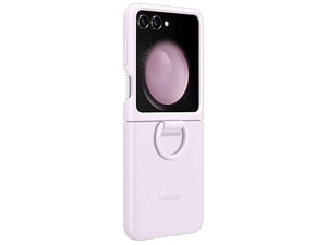 خرید قاب سیلیکونی سامسونگ زد فولد 5 همراه با حلقه Samsung Silicone Case with Ring For Galaxy Z Flip 5 (EF-PF731)