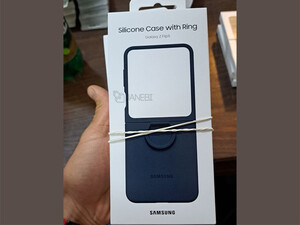 بهترین قاب سیلیکونی سامسونگ زد فولد 5 همراه با حلقه Samsung Silicone Case with Ring For Galaxy Z Flip 5 (EF-PF731)