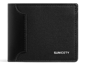 قیمت کیف پول مردانه ضد سرقت سانی ستی SUNICETY RFID anti-theft canvas men's wallet S3019