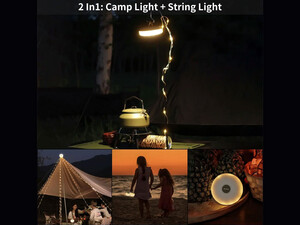 چراغ و ریسه کمپینگ نکس تول Xiaomi NexTool NE20233 Tent Decoration String Light LED Camping Lantern Camping Light