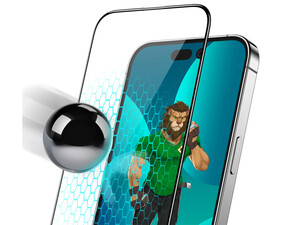 محافظ صفحه نمایش شیشه ای آیفون 14 پرو گرین Green iPhone 14 Pro 3D Elegant Glass