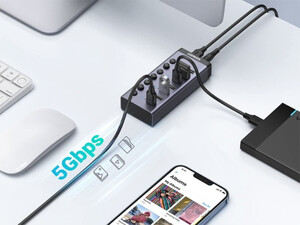 خرید هاب 4 در 1 یوگرین Ugreen 4IN1 USB HUB 3.0 Adapter cm613-90874