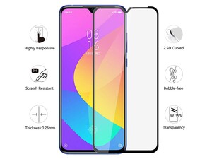 گلس و محافظ تمام صفحه Mletubl Full Glass For Xiaomi CC9/Xiaomi 9 Lite