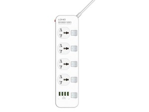 چند راهی 4 سوکت و 4 یو اس بی الدنیو Ldnio SC4408 Power Strip