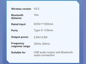 ساندبار و اسپیکر بلوتوثی بیسوس Baseus AeQur DS10 Sound Positioning Acoustics A20054402111