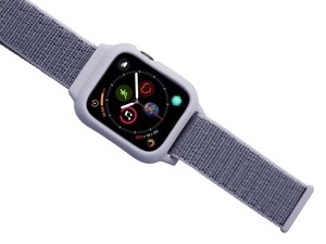 بند نایلونی اپل واچ سری 3/4/5 سایز 38/40 میلی متر پورودو Porodo iGuard Apple Watch 3/4/5 38/40mm Strap + ShockProof Case