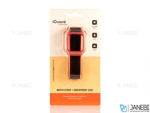 بند نایلونی اپل واچ سری 3/4/5 سایز 38/40 میلی متر پورودو Porodo iGuard Apple Watch 3/4/5 38/40mm Strap + ShockProof Case