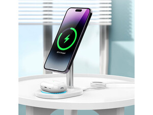 هولدر موبایل Recci RCW-32 2-in-1 Wireless charger with holder