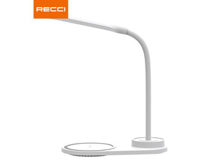 قیمت شارژر بی سیم و چراغ رومیزی رسی Recci Desktop Wireless Charging Lamp RLS-L08