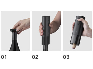 کیفیت درب باز کن برقی بطری شیائومی Xiaomi Mijia KJG001T  Electric Wine Opener