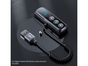 گیرنده صوتی بلوتوثی یوسامز Usams SJ503 TF Card Receiver FM Transmitter