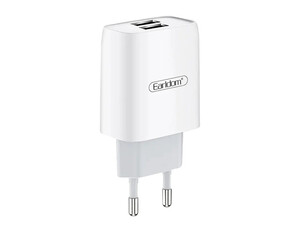 بهترین شارژر دیواری یو اس بی 2.4 آمپر ارلدام Earldom ES-196 Wall Charger Duble USB