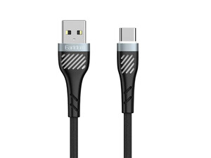 خرید کابل شارژ سریع یو اس بی به تایپ سی 2.4 آمپر یک متری ارلدام Earldom Usb-C Cable EC-178