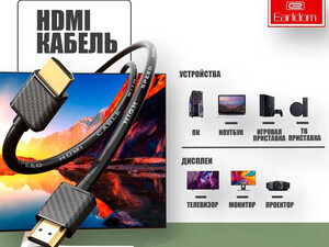 کابل دو سر اچ دی ام آی 3 متری ارلدام Earldom ET-W24 HDMI cable 3m