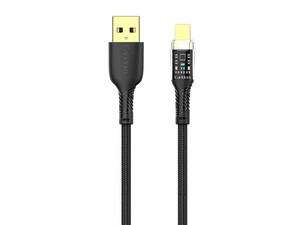 قیمت کابل شارژ سریع یو اس بی به لایتنینگ 3.0 آمپر یک متری ارلدام Earldom EC-179i Lightning cable 3.0A 1.0m