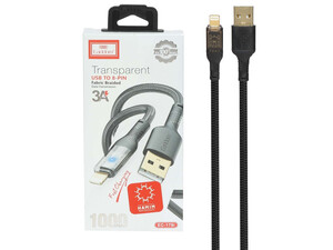 ارزانترین کابل شارژ سریع یو اس بی به لایتنینگ 3.0 آمپر یک متری ارلدام Earldom EC-179i Lightning cable 3.0A 1.0m