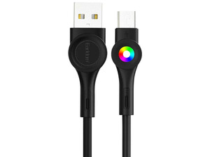 کابل شارژ سریع میکرو یو اس بی 3 آمپر یک متری ارلدام EARLDOM EC-135M 3A Fast Charging Cable With LED