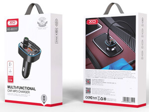 قیمت شارژر فندکی تایپ سی و یو اس بی 3.1 آمپر و گیرنده بلوتوثی خودرو ایکس او XO BCC11 FM Transmitter + Car Charger