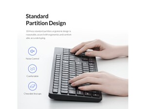 کیفیت کیبورد و ماوس اوریکو ORICO Wireless keyboard and mouse combo WKM01