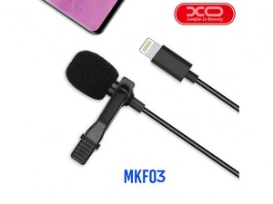 میکروفون لایتنینگ ایکس‌او XO Lavalier Microphone 2m MKF-03