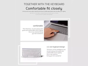 محافظ کیبورد مک بوک پرو 13 اینچ و 15 اینچ پرو کوتتسی Coteetci Keyboard skin TPU ultra slim MB1014