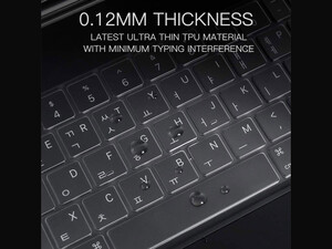 محافظ کیبورد آیپد پرو 10.2 اینچ کوتتسی Coteetci Keyboard skin TPU ultra slim iPad Pro 10.2'' MB1072