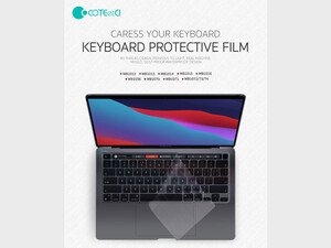 خرید  محافظ کیبورد مک بوک رتینا 12 اینچ و 13 اینچ پرو کوتتسی Coteetci Keyboard skin TPU ultra slim MB1012