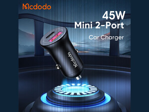 قیمت شارژر فندکی 45 وات فست شارژ مک دودو CC MCDODO BLACK 45W PD+ 5A FAST CAR CHARGER CC 2680