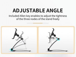 پایه نگهدارنده موبایل و تبلت راک مدل ROCK UNIVERSAL ADJUSTABLE SUSPENSIBLE