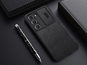 خرید گارد کتابی سامسونگ گلکسی اس 23 پلاس نیلکین Nillkin Samsung Galaxy S23+/S23 Plus Qin Pro leather case