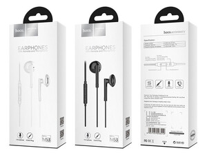 خرید هندزفری سیمی با جک 3.5 میلیمتری هوکو Hoco Wired earphones 3.5mm M53 Exquisite sound with microphone