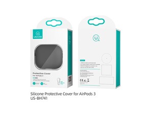 فروش کاور سیلیکونی ایرپاد 3 اپل برند یوسامز USAMS BH741 Protective TPU Case For AirPods 3