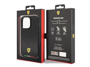 قاب فیبرکربن آیفون 14 پرو طرح فراری CG Mobile iphone 14 Pro Ferrari Carbone Case