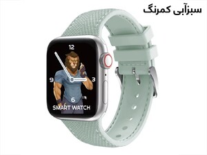 بند سیلیکونی طرح چرم apple watch 42/44mm