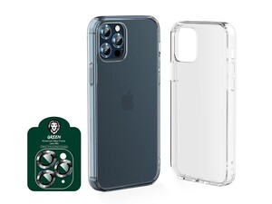 پک 4 در 1 آیفون 12 پرو مکس گرین Green iPhone 12 Pro Max 4 In 1 360° Privacy Protection Pack