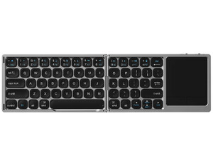 کیبورد تاشو شارژی با تاچ پد ویوو WIWU Bluetooth Folding Keyboard Laptop FMK-04