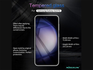 فروش محافظ صفحه نمایش شیشه ای نیلکین Nillkin Samsung Galaxy S23 FE H+Pro tempered glass