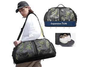 خرید کیف ورزشی حرفه ای ضدآب با قابلیت جدا سازی وسایل  بنج BANGE BG-77178 Handheld Large Capacity Travel Bag Mens/Ladies Wet & Dry Gym Bag