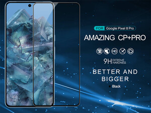 خرید محافظ صفحه نمایش شیشه ای گوگل پیکسل 8 پرو نیلکین Amazing CP+ Pro tempered glass