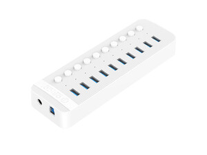 فروش هاب یو اس بی 10 پورت اوریکو ORICO CT2U3-10AB Multi-Port Hub With Individual Switches