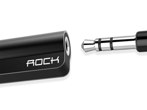 Rock RCB0588 Lightning Metal Charge & Audio 2 in 1 Cable B