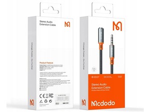 کابل گسترش طول AUX مک دودو Mcdodo CA-0800 Castle Series DC3.5 Male to DC3.5 Female Stereo Audio Extension Cable