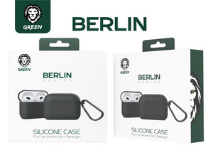 کاور سیلیکونی ایرپاد 3 اپل گرین Green Berlin Series Airpods 3 Silicone Case