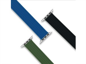 بند اپل‌واچ گرین Green Braided Solo Loop Strap Band For Apple Watch GNEFWB40BLK